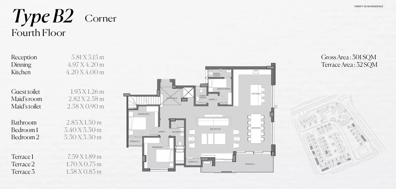 Duplex · 4 Bedrooms · 301–406 m² in Azad New Cairo 4