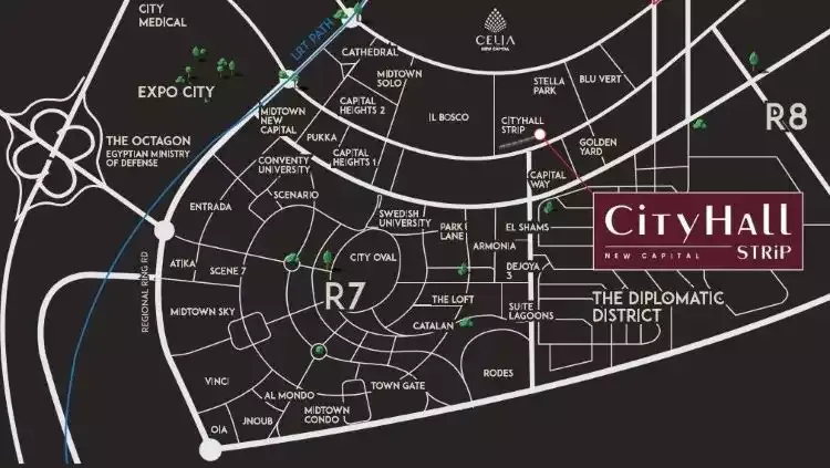 Mall City Hall New Capital master plan