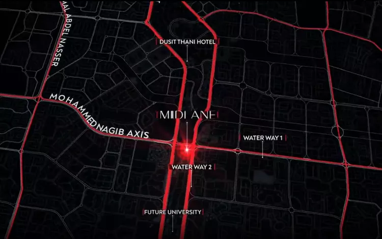 Mall Midlane New Cairo master plan