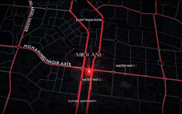 Mall Midlane New Cairo master plan