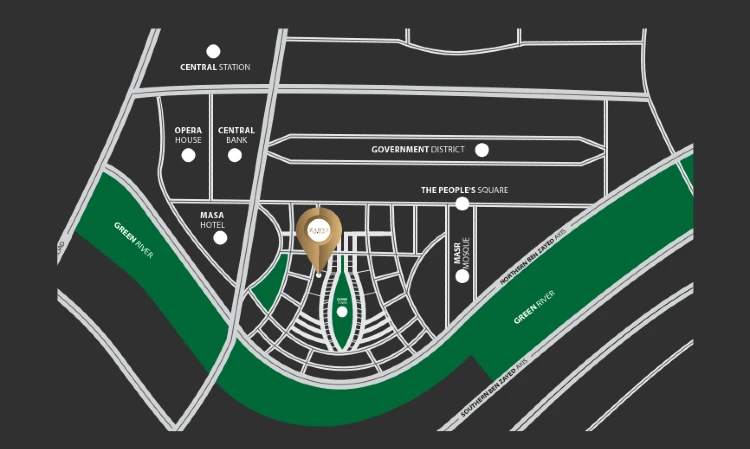Mall Zahya New Capital master plan