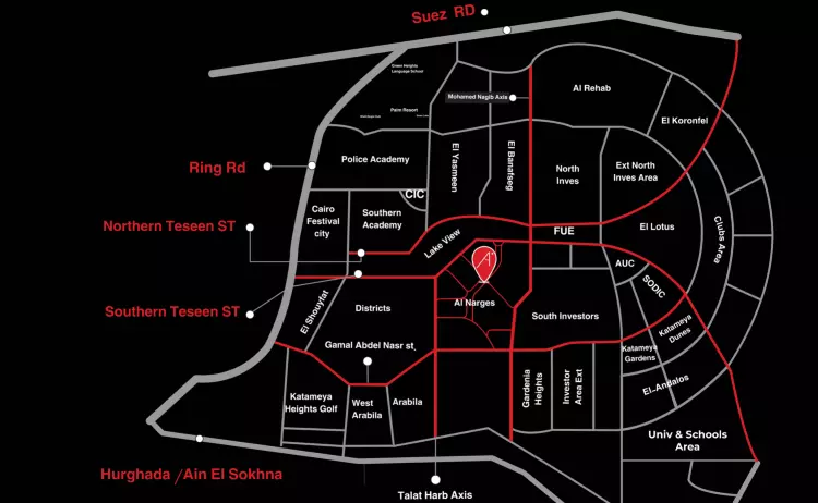 ايه اي انجل سيتي مول التجمع الخامس master plan