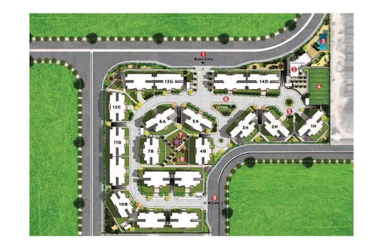 Green 6 - Phase 1 master plan