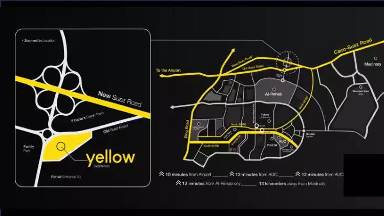 Yellow Residence New Cairo master plan