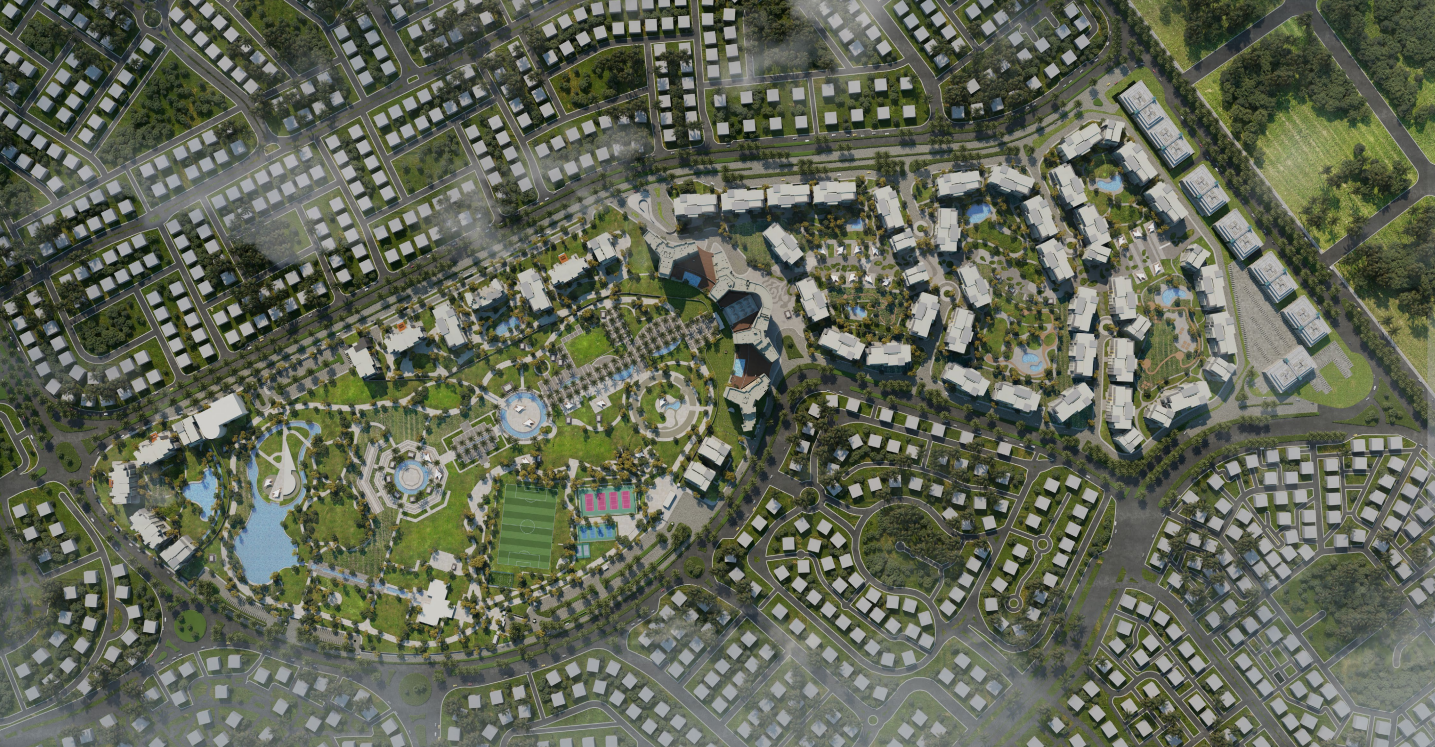 أبراج زيد الشيخ زايد master plan