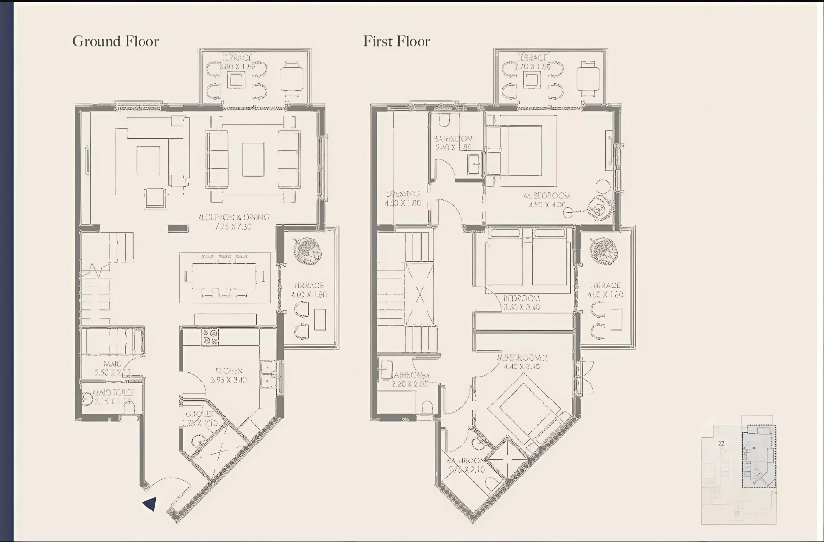 دوبلكس · 3 غرف · 268 م² في كمبوند رواية الشيخ زايد 2026 Compound Rewaya Sheikh Zayed 2