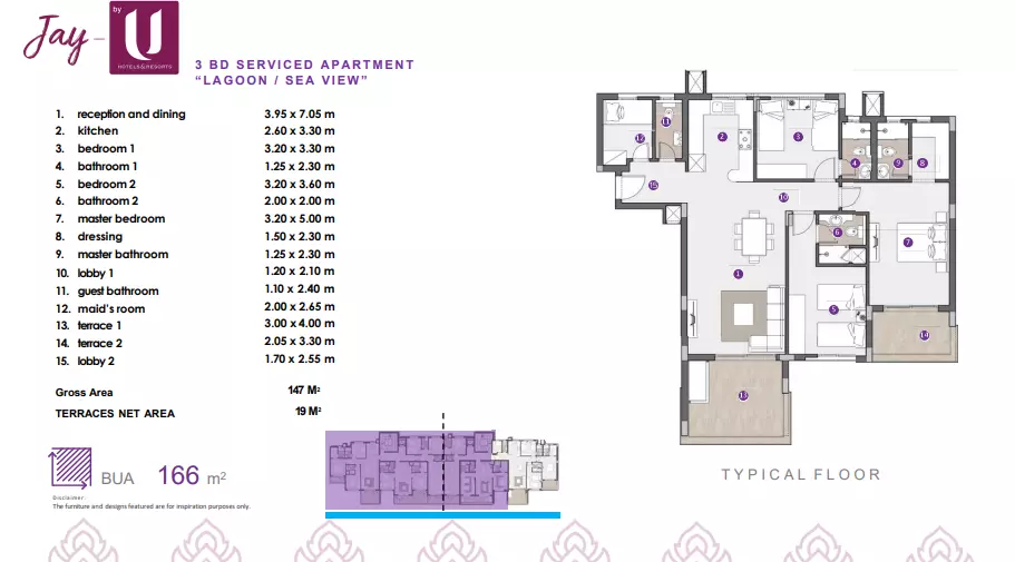 Apartment · 3 Bedrooms · 119–166 m² in Jay - DOSE 3