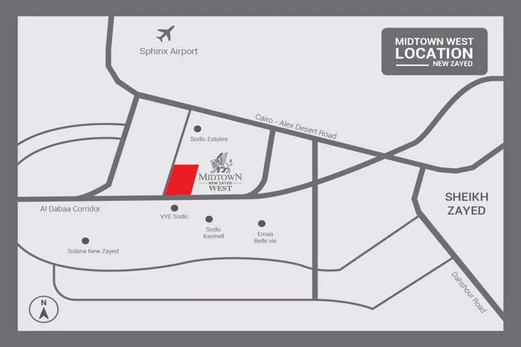 Compound Midtown New Zayed West 3