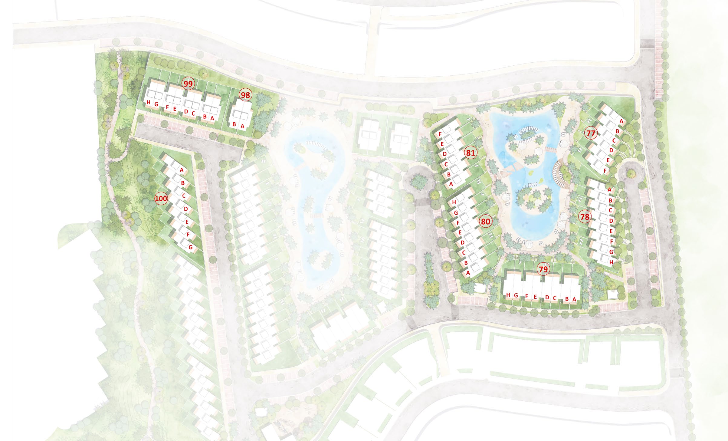 جزيرة البلدة master plan