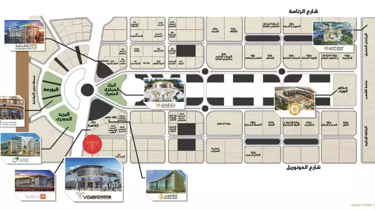 Vision Tower New Capital master plan