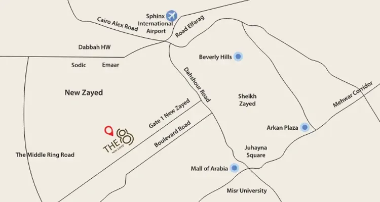 Compound The 8 New Zayed master plan
