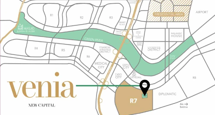 Compound Venia New Capital master plan