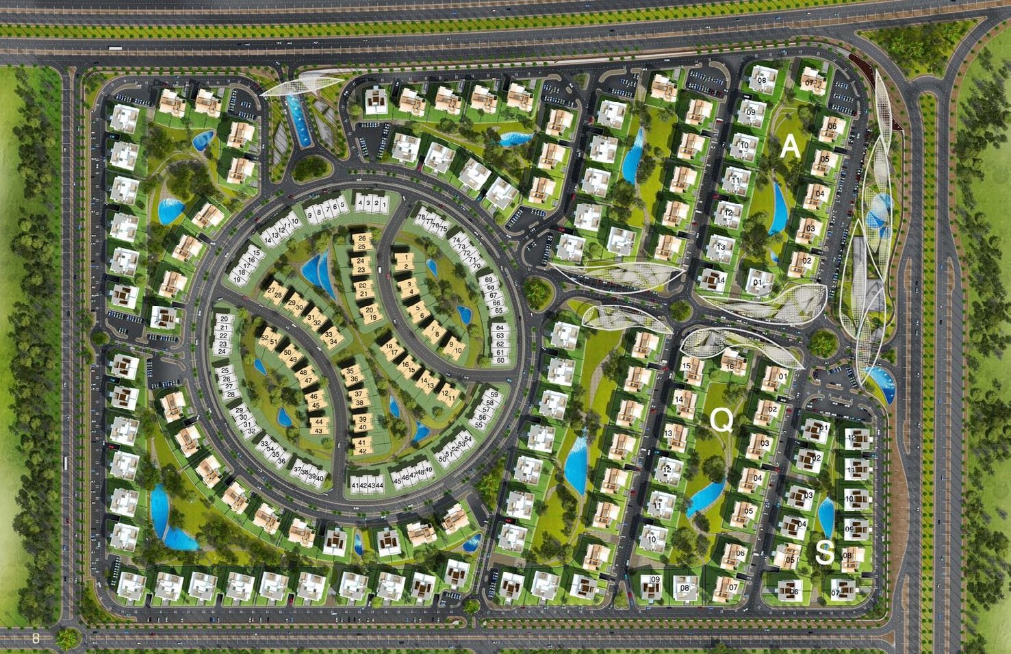 ذا سكوير master plan