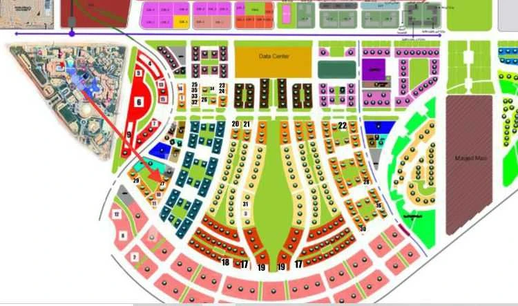 مول ذا مارك العاصمة الادارية master plan