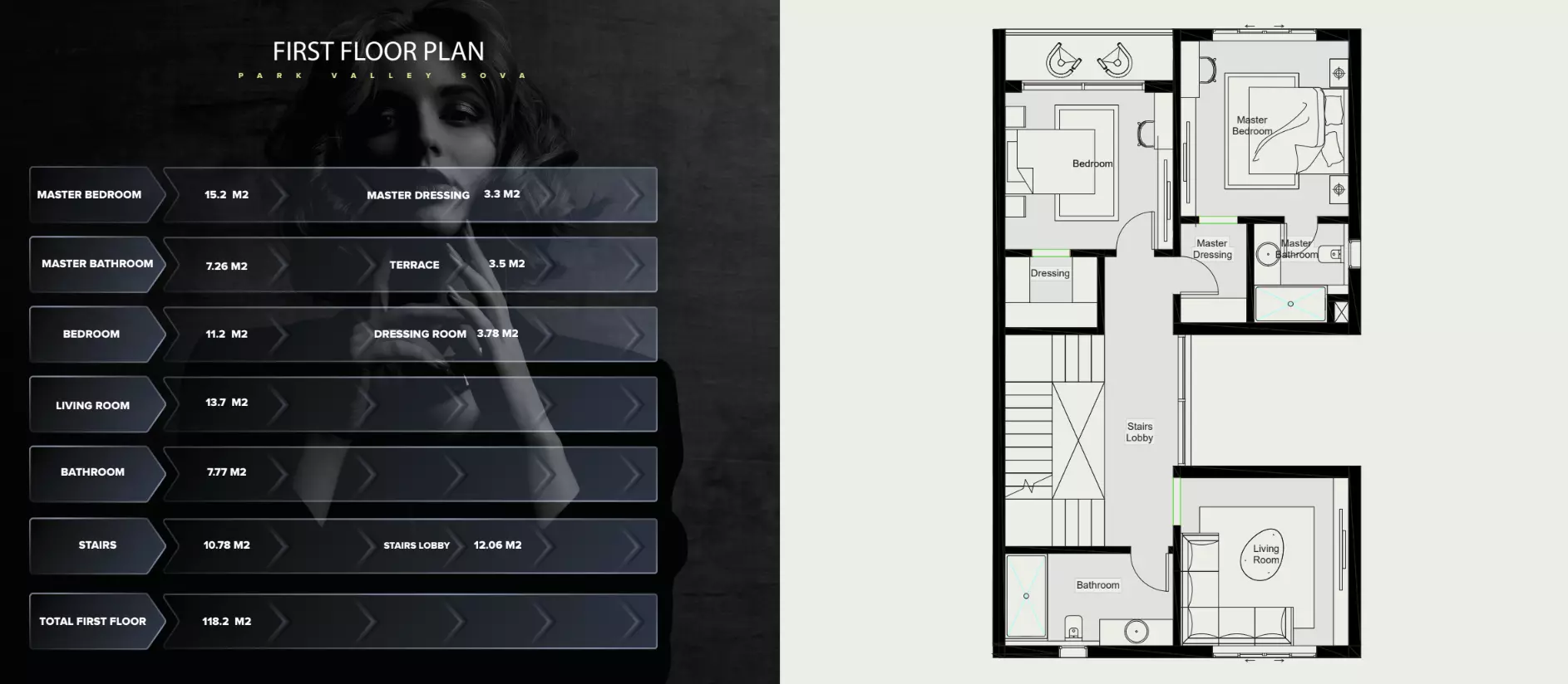 فيلا · غرفتين · 263 م² في Park Valley Sova compound by EFID Developments 2