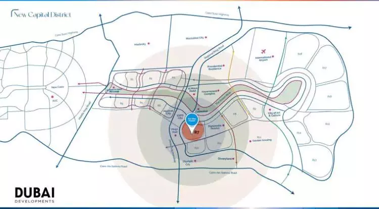 كمبوند لوميا العاصمة الإدارية master plan