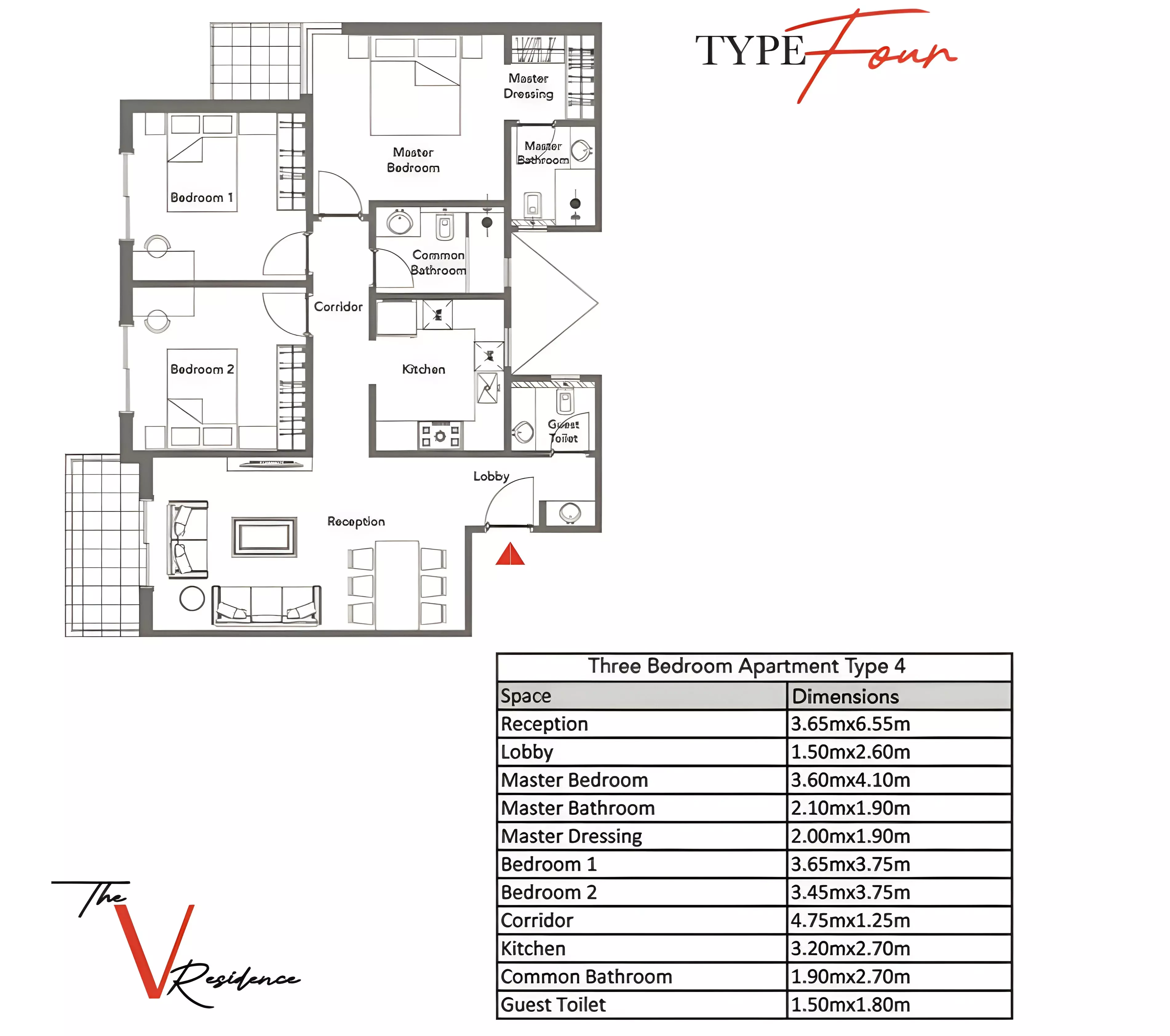 Apartment · 3 Bedrooms · 140–156 m² in Villagio compound 6 October by Modon Developments 2
