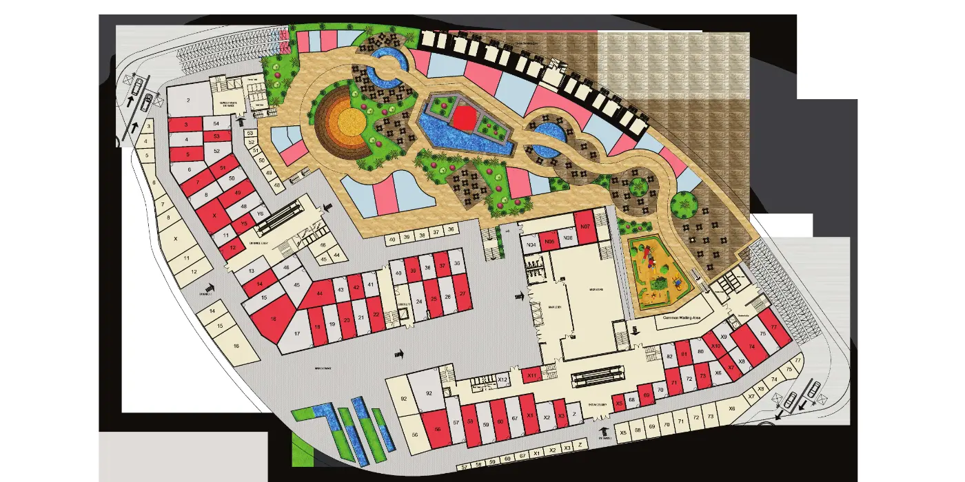 هاي سيتي - المرحلة الأولى master plan