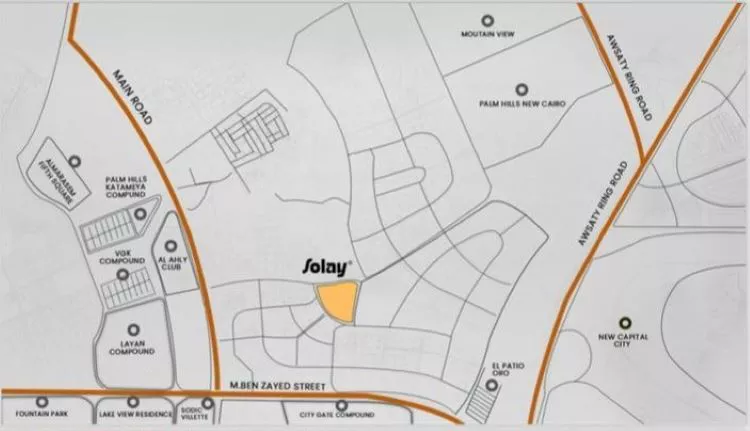كمبوند سولاي التجمع الخامس master plan