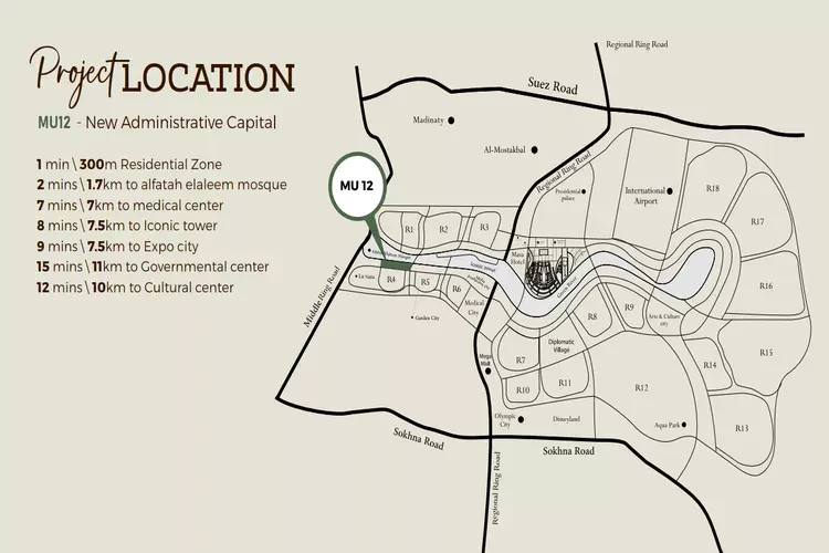 نيديت تاور العاصمة الإدارية الجديدة master plan