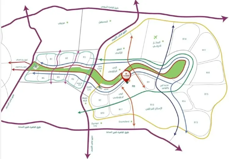 Mall La Puerta New Capital master plan