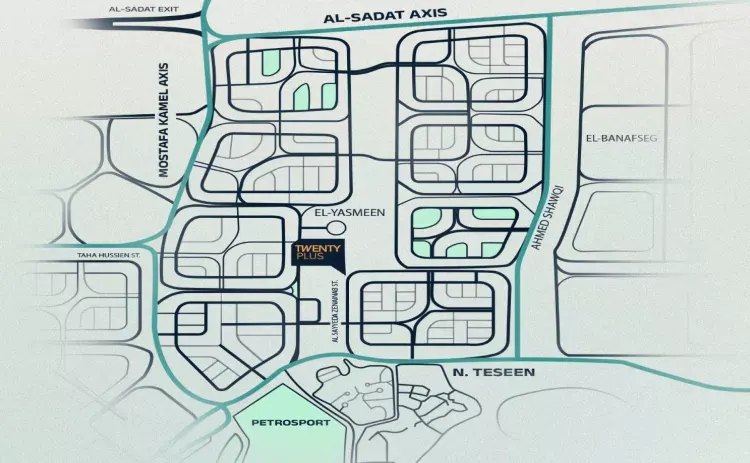 Mall Twenty plus New Cairo master plan