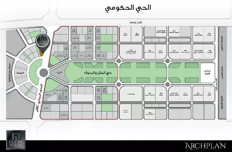 الكور فيردي العاصمة الادارية master plan