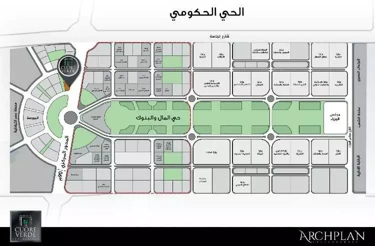 الكور فيردي العاصمة الادارية master plan