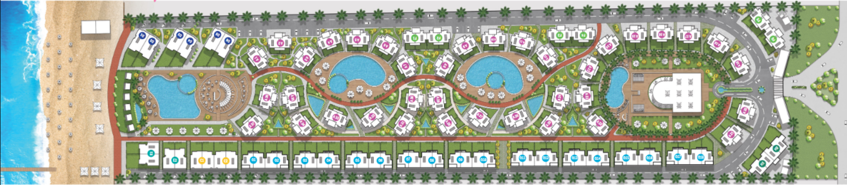 سيان رأس سدر master plan