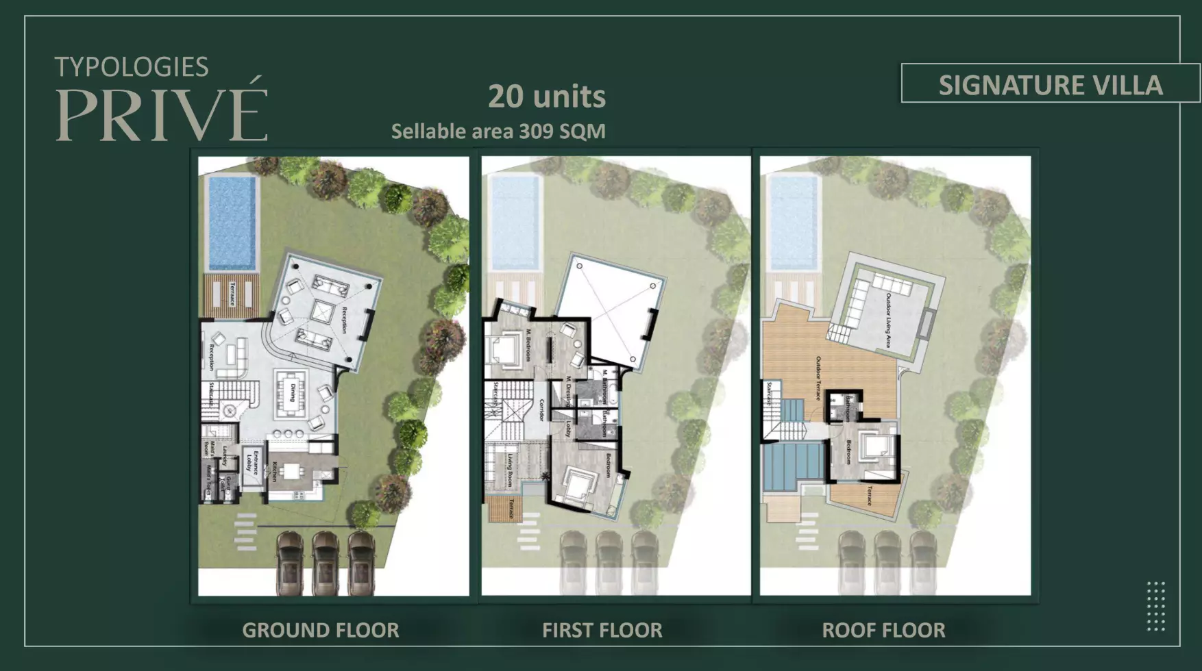 Villa · 3 Bedrooms · 252–309 m² in Gates Prive 2