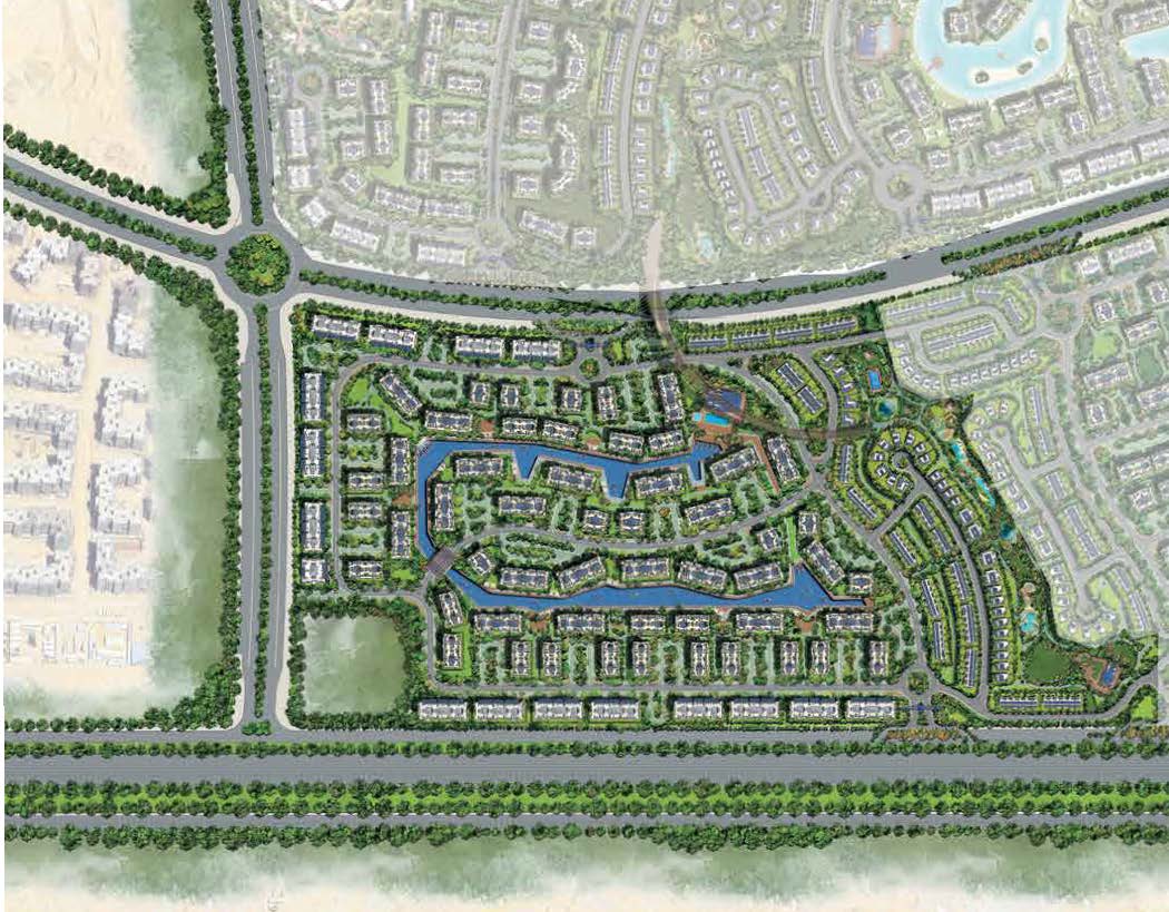 كمبوند ريفير بارك زايد الجديدة master plan