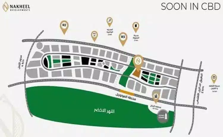 دبل تو تاور العاصمة الإدارية master plan