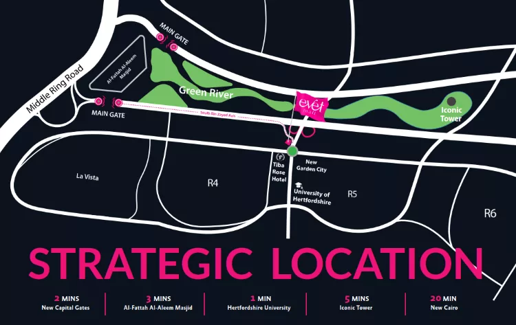 ايفيت مول العاصمة الإدارية master plan