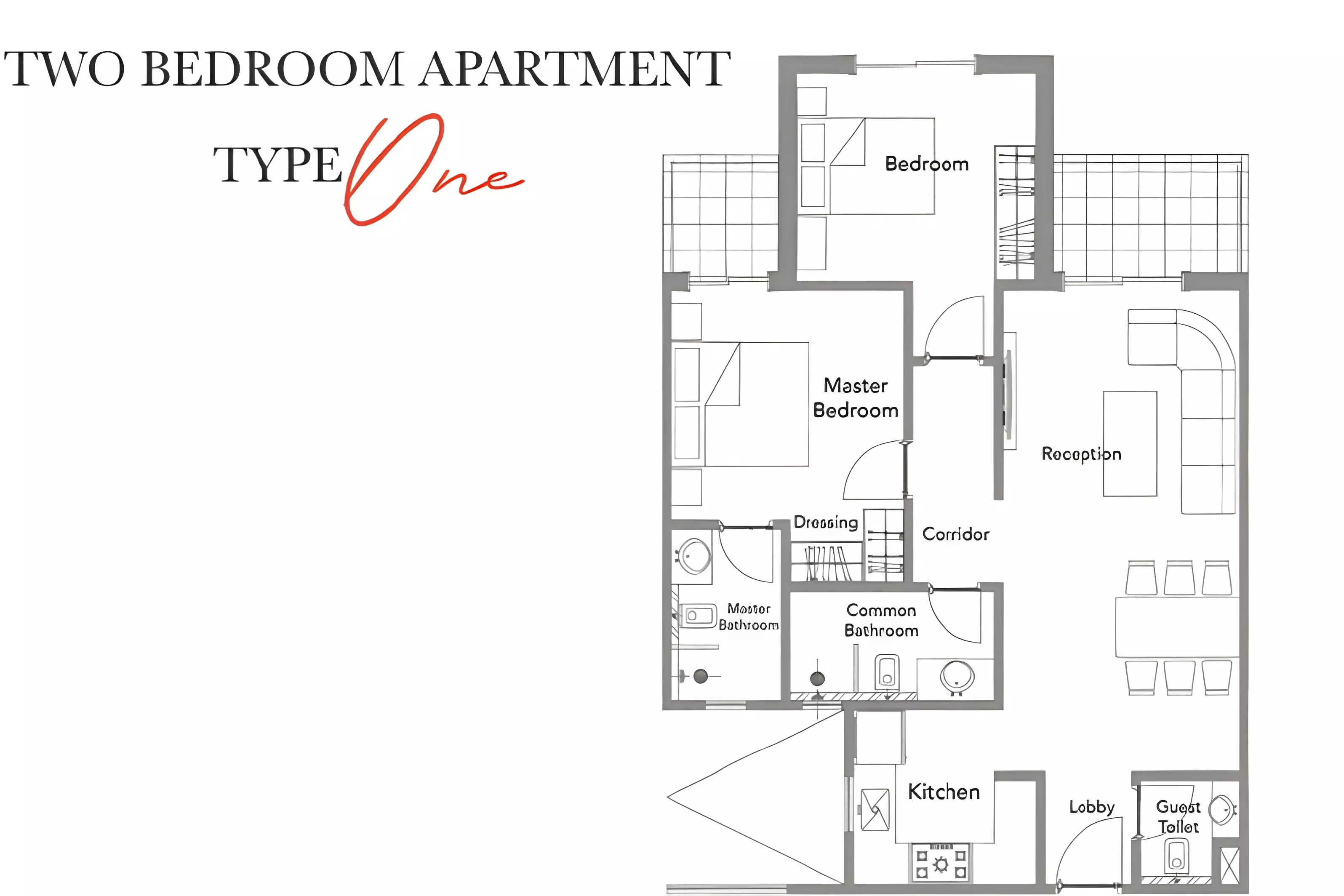 Apartment · 2 Bedrooms · 109–141 m² in Villagio compound 6 October by Modon Developments 2