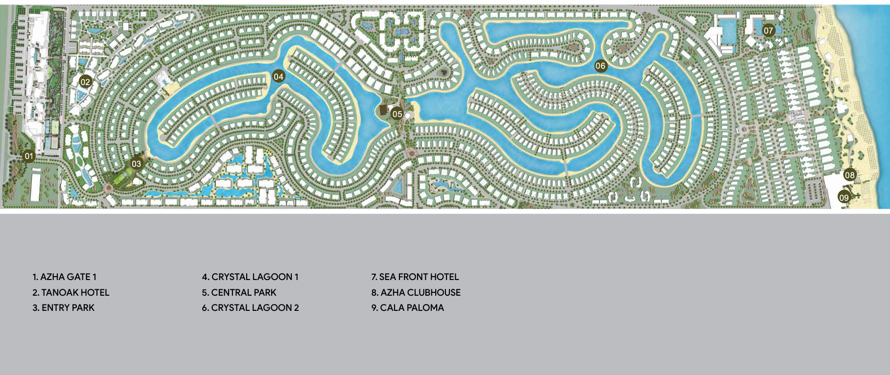 Elea - Azha North master plan
