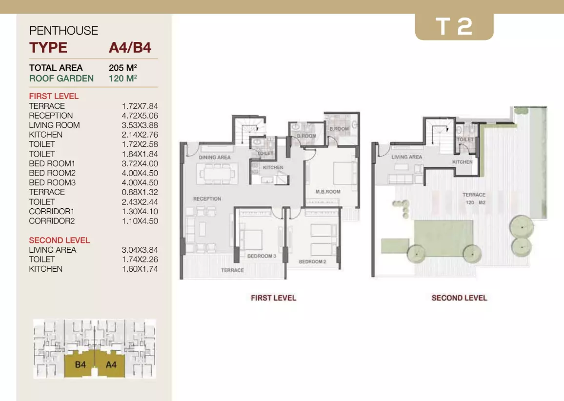 بنتهاوس · 3 غرف · 200–222 م² في The Icon Residence compound New Cairo by Style Home 4