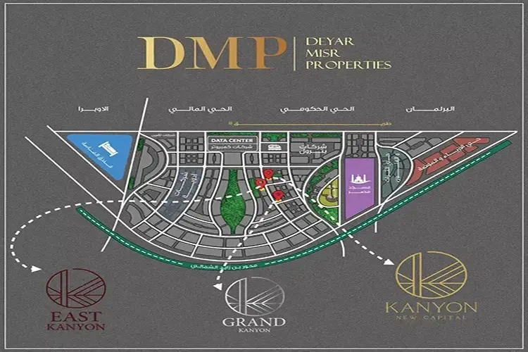 Mall East Kanyon New Capital master plan