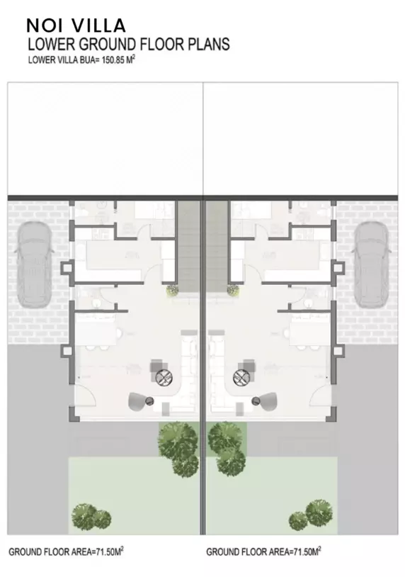 فيلا · غرفتين · 150 م² في NOI compound New Cairo by Urban Lanes Developments 2