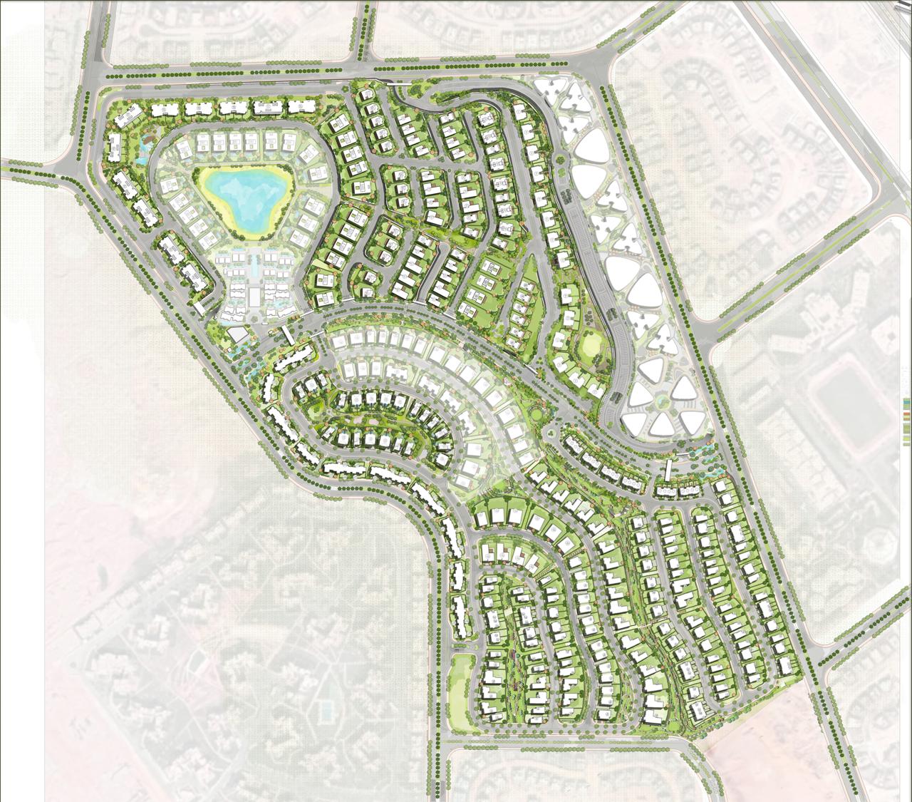 بحيرة البجع الغرب master plan