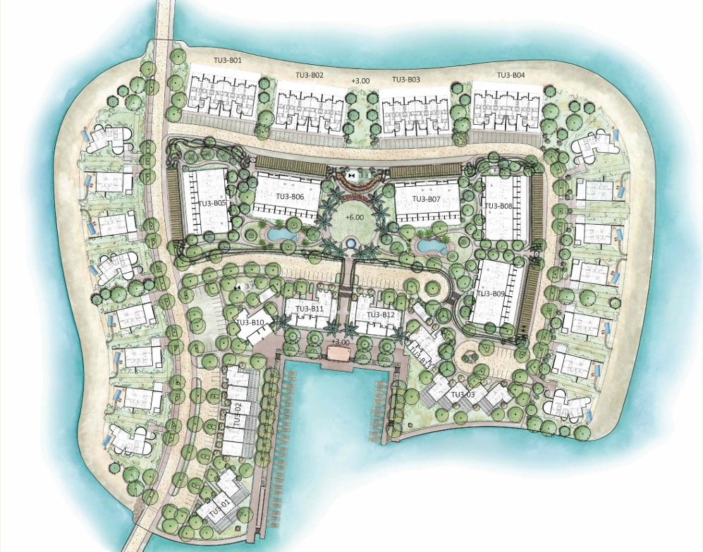 جزيرة مارينا master plan