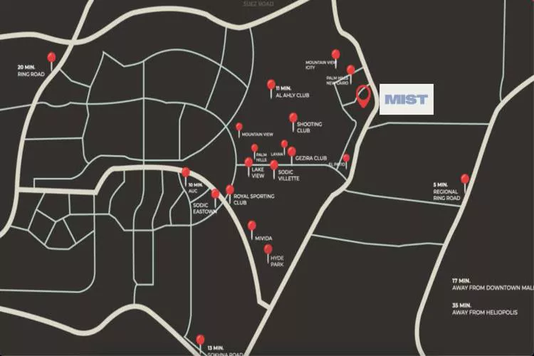 Compound Mist New Cairo master plan