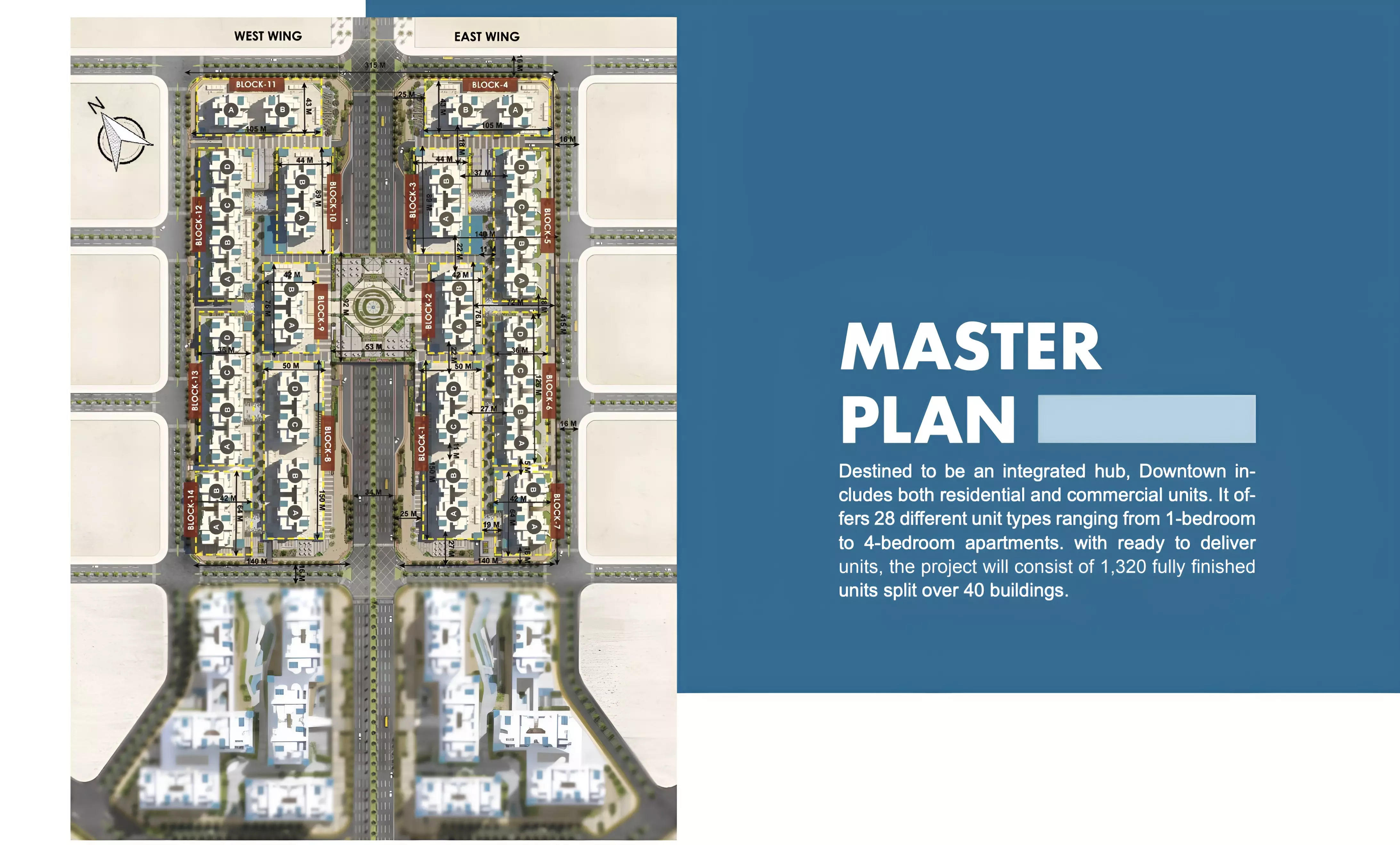 Down Town New El Alamein master plan