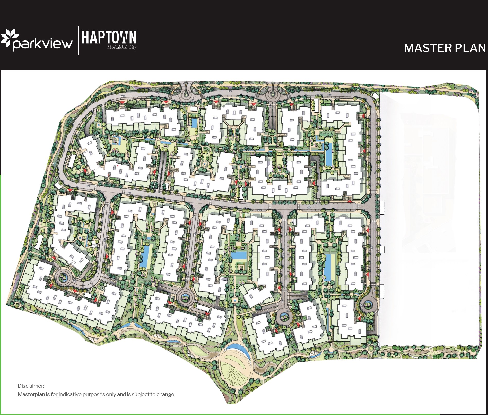 بارك فيو master plan