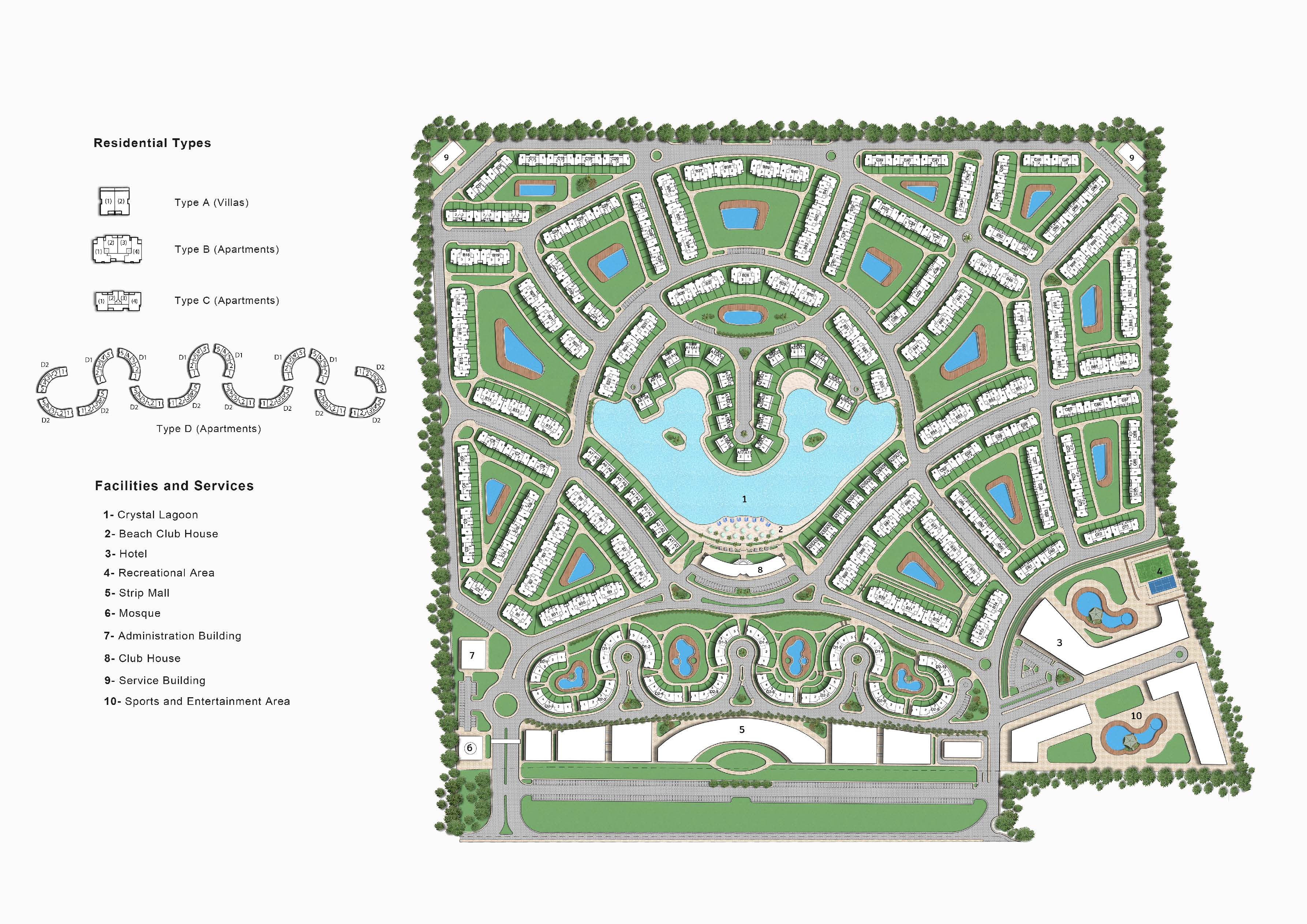 كيو الشمالية - المرحلة الثانية master plan