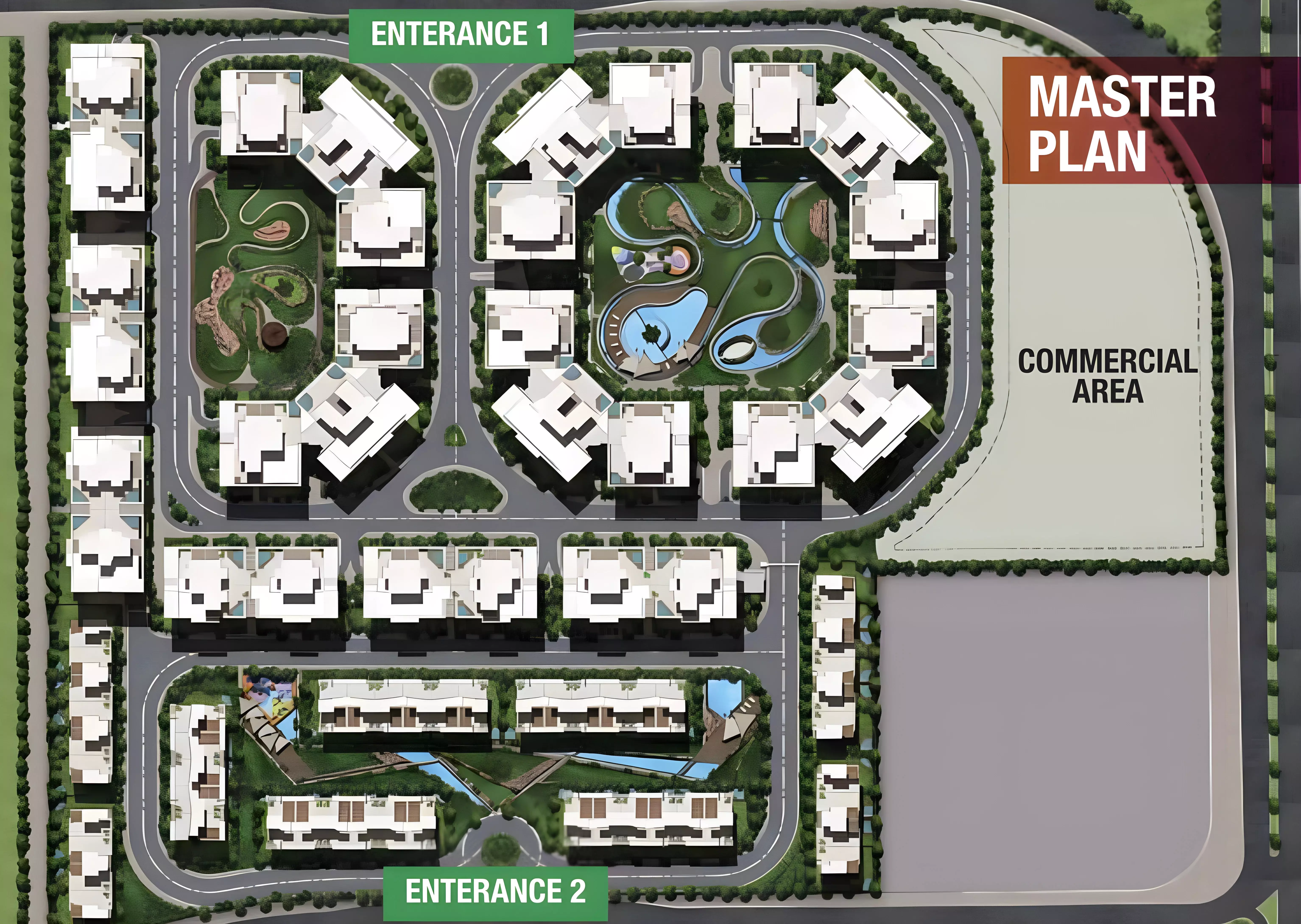 كمباوند جراندا لايف الشروق master plan