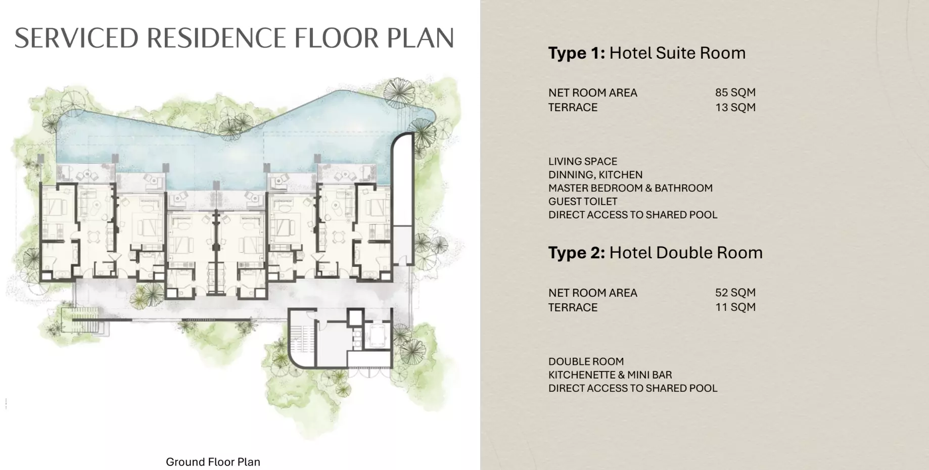 Apartment · 1 Bedroom · 85–118 m² in Nobu Branded Villas - Ogami 3