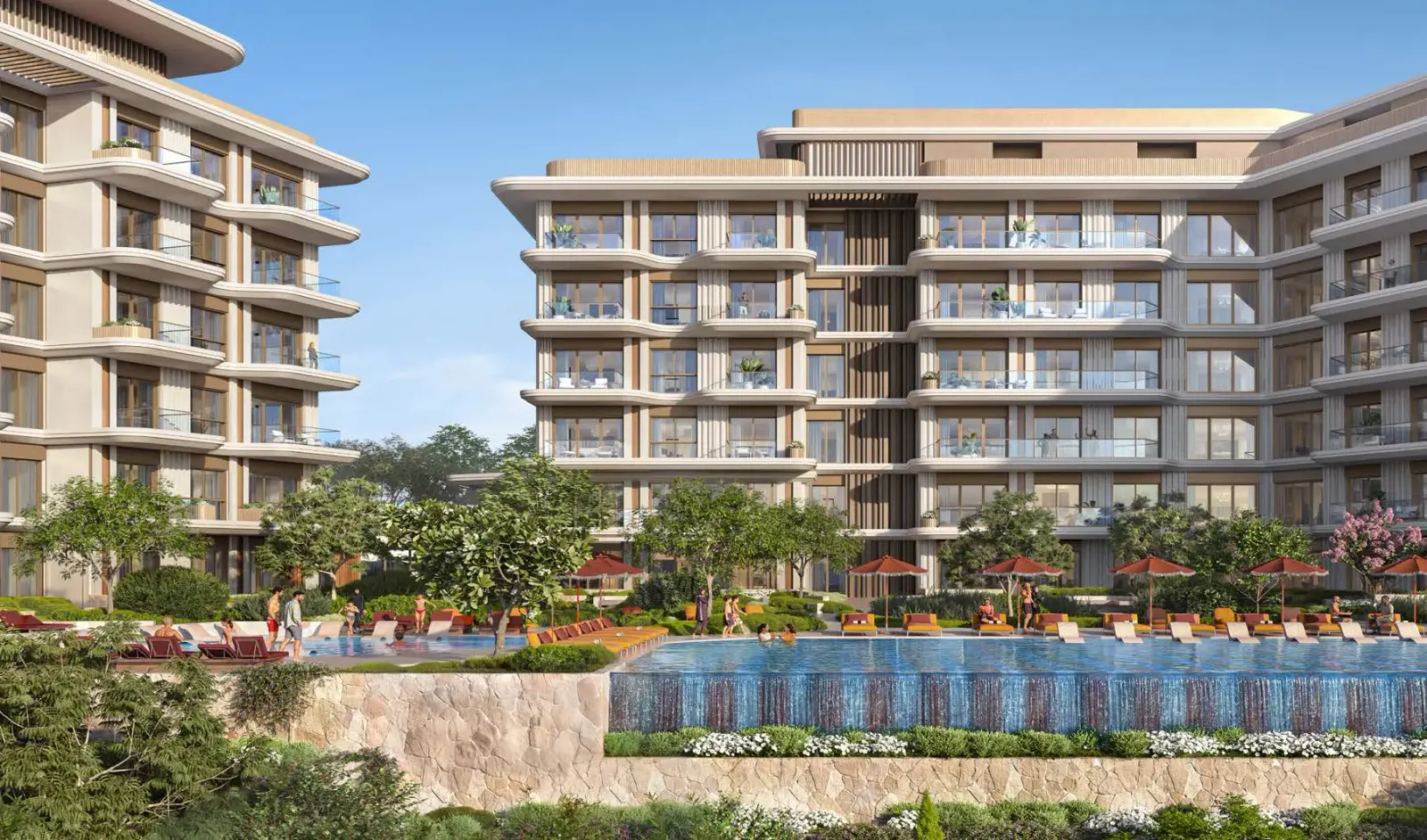 Marina waterfront residences