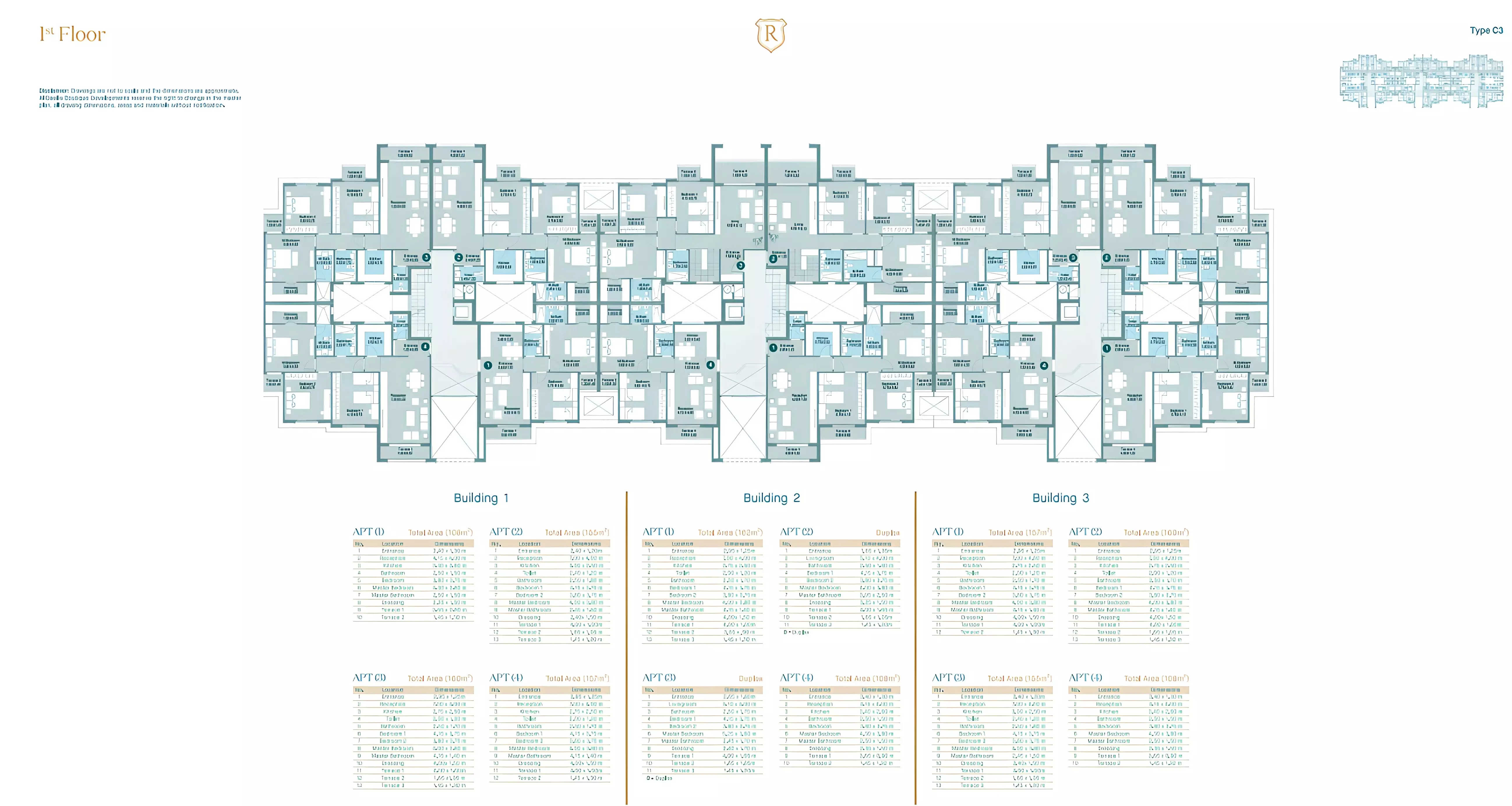 Apartment · 2 Bedrooms · 106–162 m² in Regent's Square 2