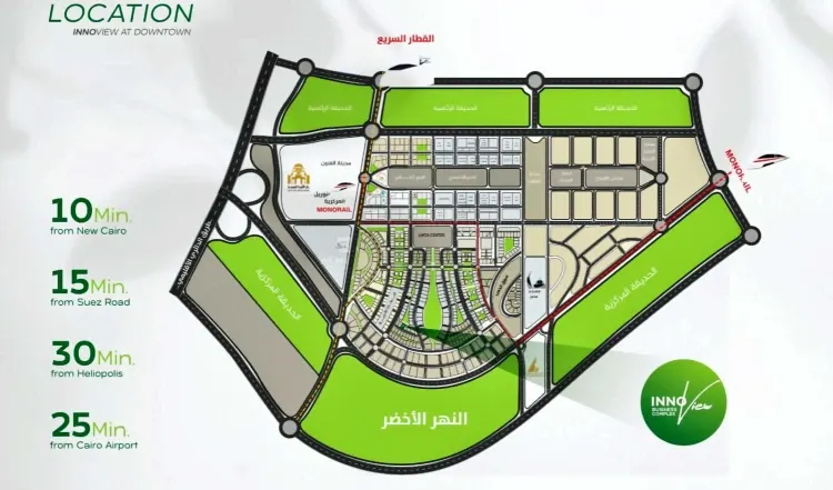 Mall Inno View New Capital master plan
