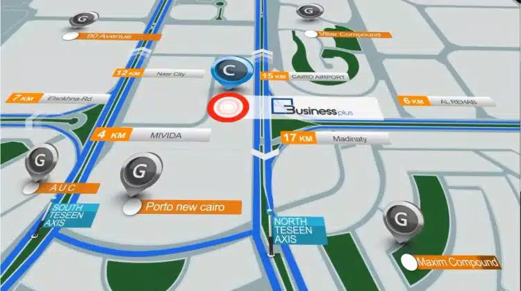 مول بيزنس بلس التجمع الخامس master plan